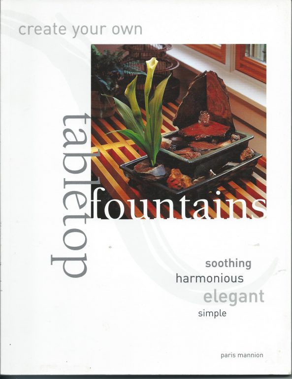Create your own Tabletop Fountain book Paris Mannion 2001