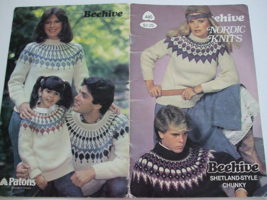 440 Nordic Knits knitting patterns men women shetland style chunky ...