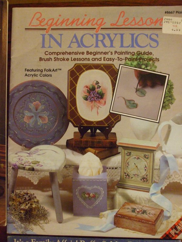 Beginning Lessons In Acrylics Painting Guide Patterns – SecondSilver ...