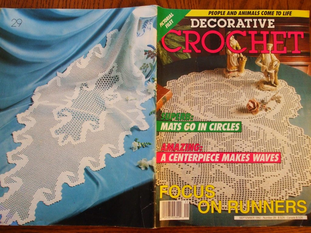 Decorative Crochet Magazine September 1992 29 People Animals Come To Life Prices Us Incl Ship Us Ontario
