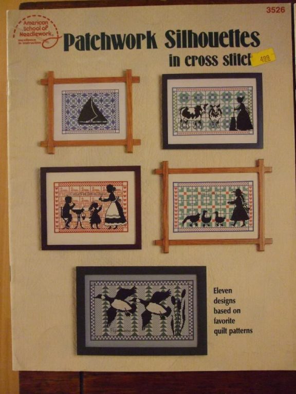 Patchwork Silhouettes 11 Cross Stitch Patterns 3526 – Prices $US ...