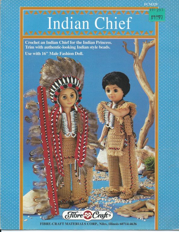 crochet indian doll