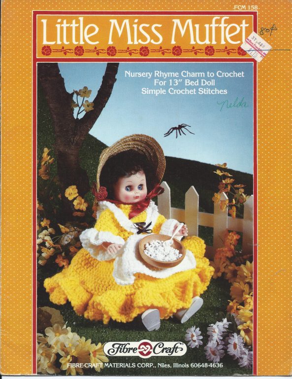 158 Little Miss Muffet fibre craft bed doll crochet pattern – Prices ...