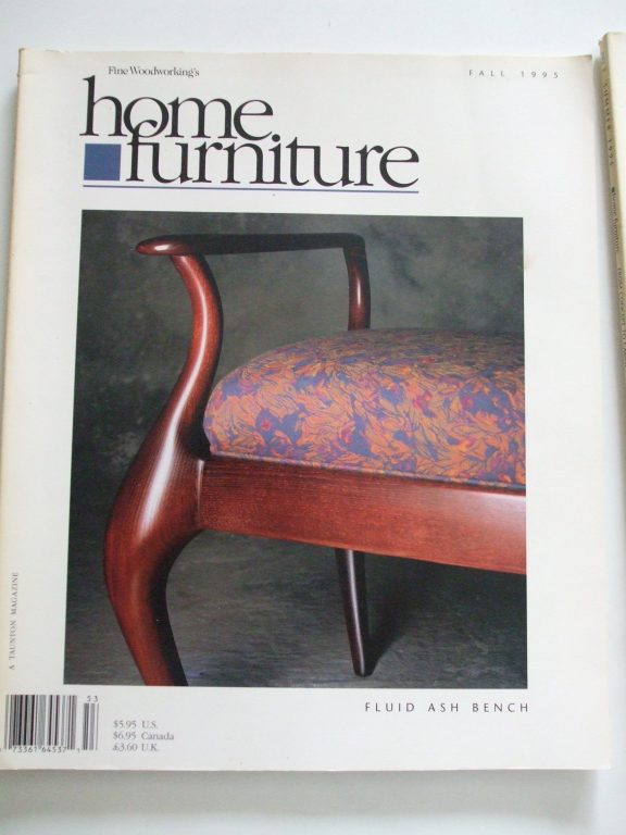 Home Furniture Fine Woodworkings 1995 back issues Taunton 