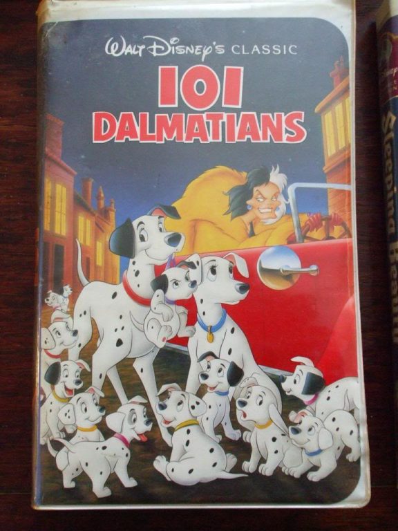 101 Dalmatians vhs Walt Disney black diamond classic clamshell 1263 ...