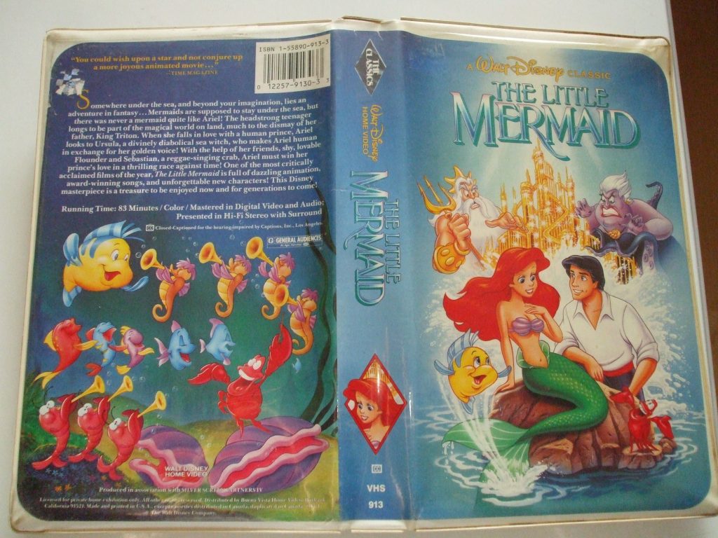 Walt Disney VHS Black Diamond „The Little Mermaid“ - Hidden Cover ...
