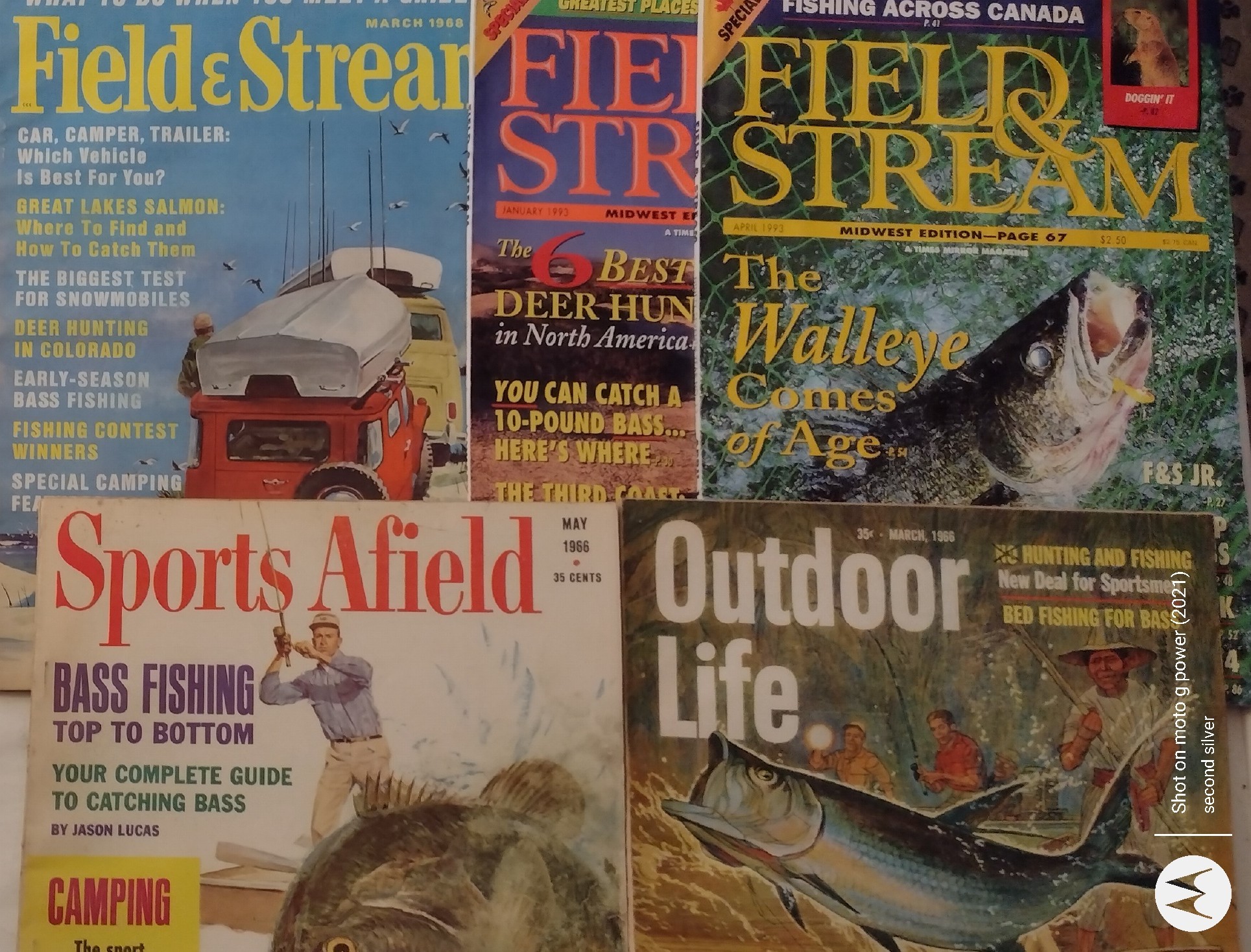 Field & Stream Outdoor Life Sports Afield 1966 1993 vintage magazine –  Prices $US, includes shipping US, *Canada